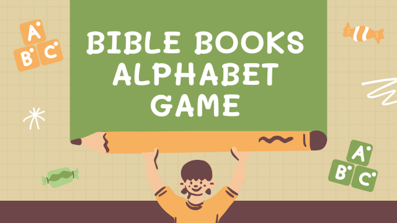 Bible Books Alphabet Game